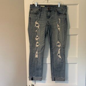Distressed Women's Kut Jeans - Catherine Boyfriend style